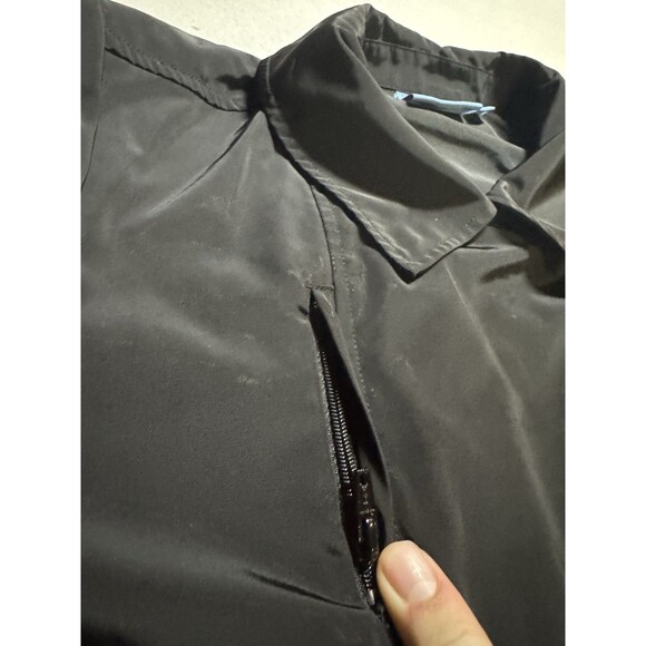 Simply Vera Vera Wang Women’s Black Lightweight Windbreaker Jacket Size Medium - Picture 5 of 9